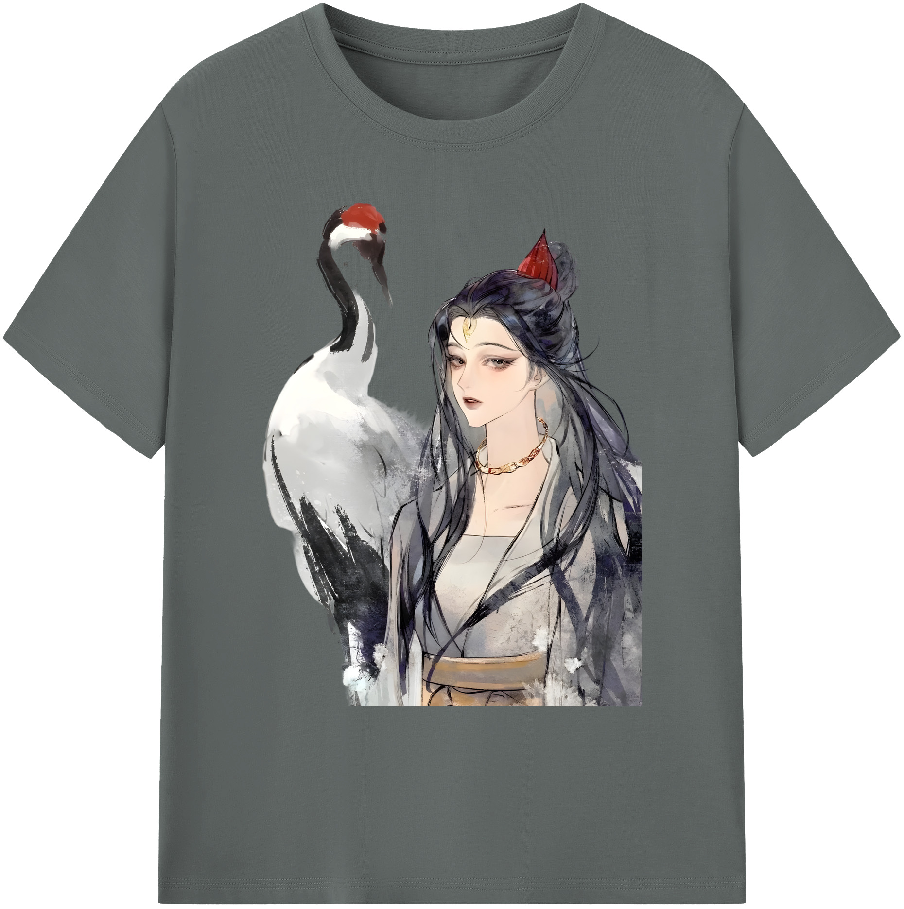 （画像用） Ne Zha 2 ナタ 魔童の大暴れ 綿100％ メンズ半袖Tシャツ｜肌触りやわらか＆通気性